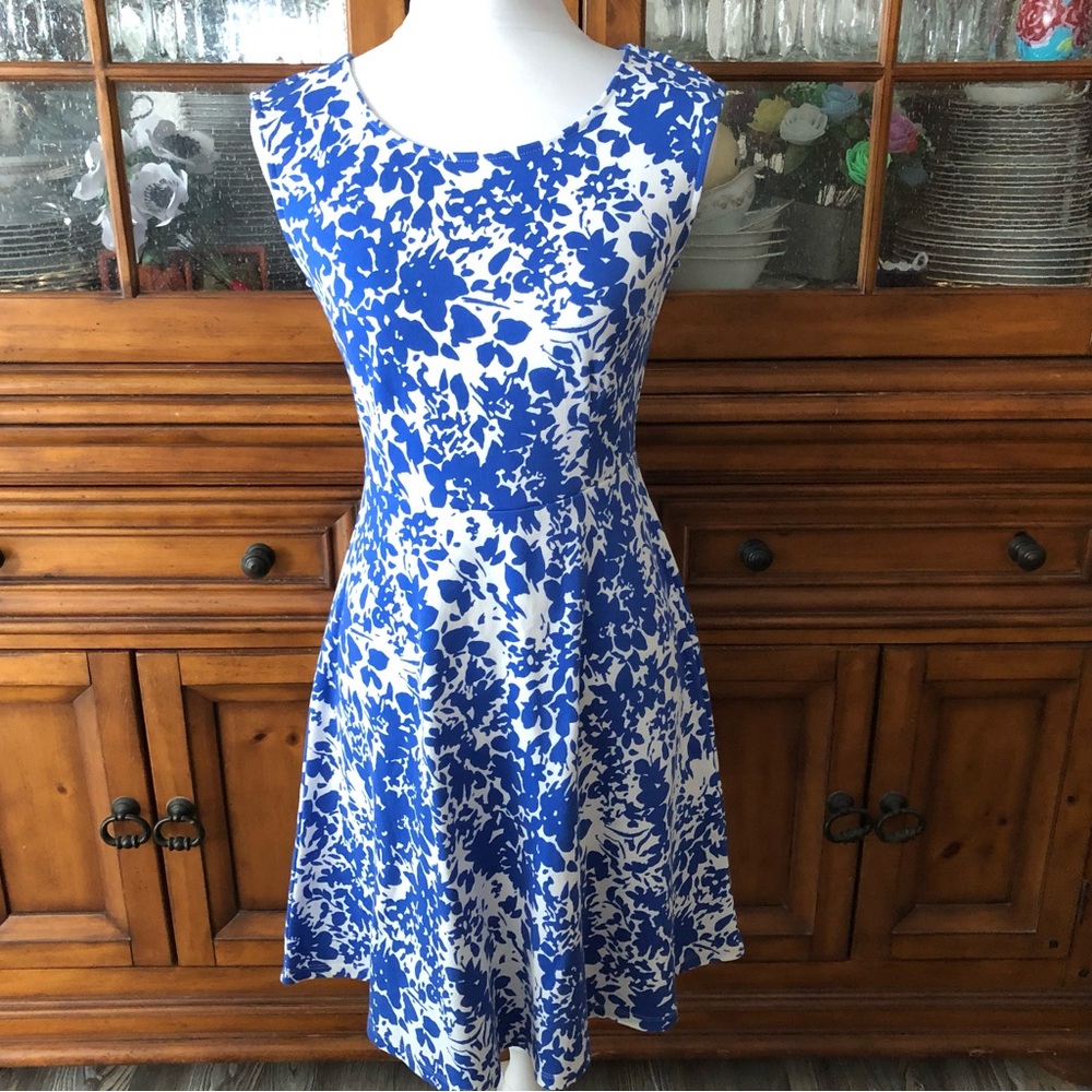 NWT Talbots Floral Fit-and-Flare Dress